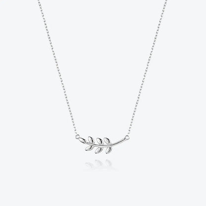 Sterling Silver Leaf Necklace